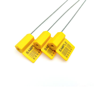 Proteggere i cavi con ABS rivestito Acciaio Wire Tag Cavo di sicurezza sigilli di blocco 1,8 mm