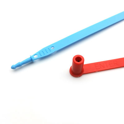 198mm Disposable Customs Truck Sigillo di sicurezza in plastica con numero e a prova di manomissione