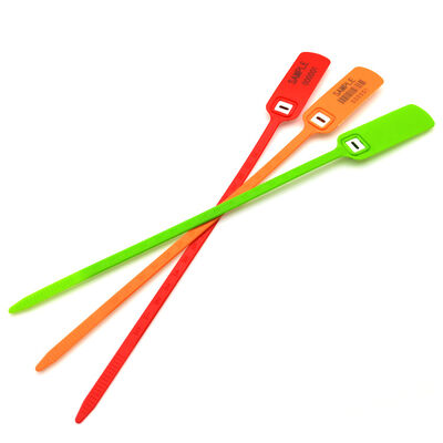 400 mm Sicurezza Logistica Camion Container Sigillo di plastica con area di marcatura L 45 * W 25 mm