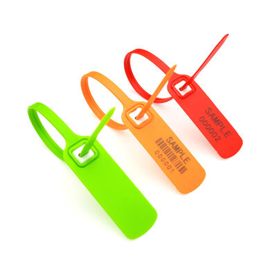 400 mm Sicurezza Logistica Camion Container Sigillo di plastica con area di marcatura L 45 * W 25 mm