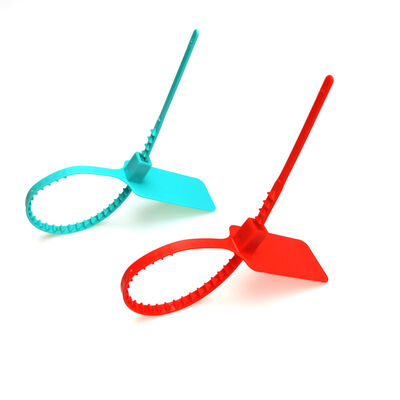 Sigillo di plastica su misura nero da 300 mm per abbigliamento e calzature di sicurezza Peso medio 4,45 g/pc