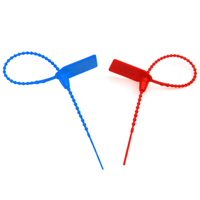 250*19*15,5 mm Abbigliamento Etichetta di sigillo di sicurezza in plastica per la stampa laser / stampaggio a caldo