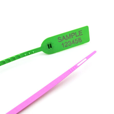 334 N 34.1 KG Resistenza alla trazione Sigillo di sicurezza in plastica per contenitori laser/stampa a caldo