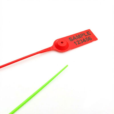 US-PS200C / US-PS350C Serie 450mm Pull Tight Lock Laser Print Sigillo di sicurezza per camion in plastica