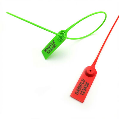 US-PS200C / US-PS350C Serie 450mm Pull Tight Lock Laser Print Sigillo di sicurezza per camion in plastica