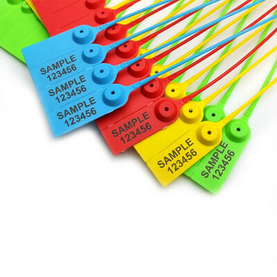 US-PS200C / US-PS350C Serie 450mm Pull Tight Lock Laser Print Sigillo di sicurezza per camion in plastica