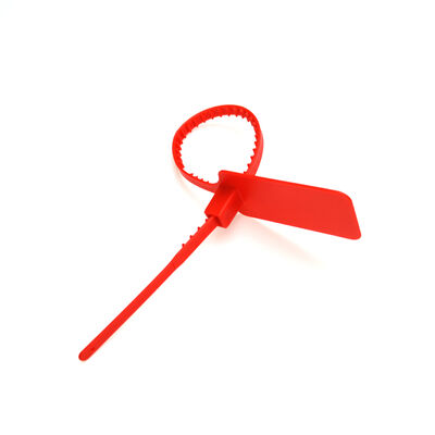 Sigillo di sicurezza in plastica a prova di manomissione di grande bandiera per sacchetti di bagagli Area di marcatura L 49,5 * W 30 mm